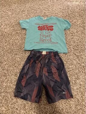 Boys T-Shirt and Shorts Set Size Small Casual Summer Outfit
